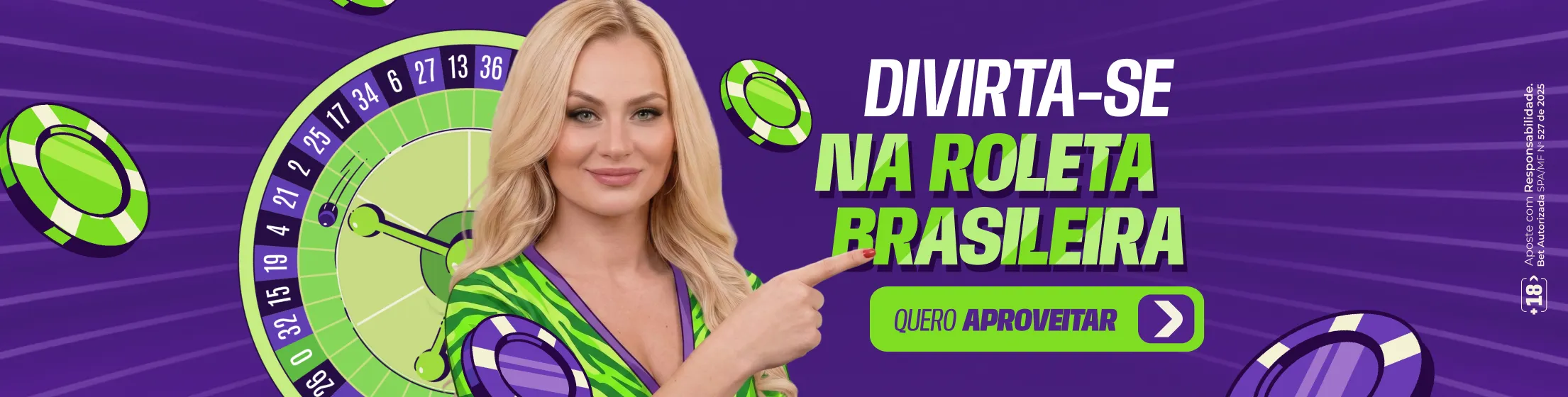 Banner Roleta brasileira Startbet